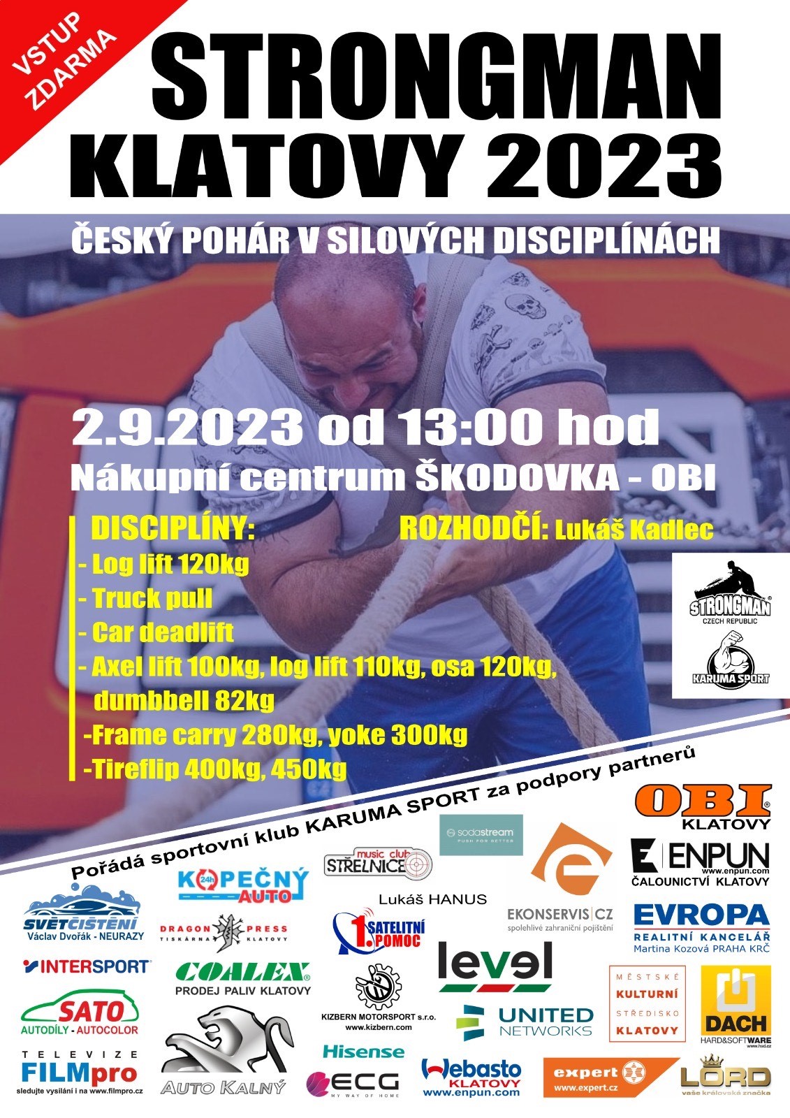 Strongman Klatovy 2023 Strongman Klatovy 2023
